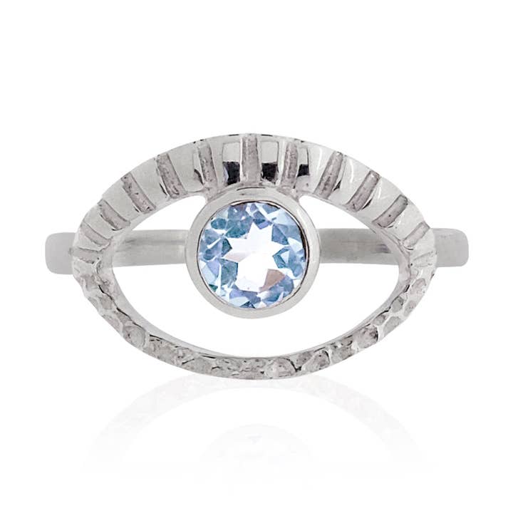 EYE OF INTUITION RING - SILVER for wholesale by Charlotte's Web Jewellery