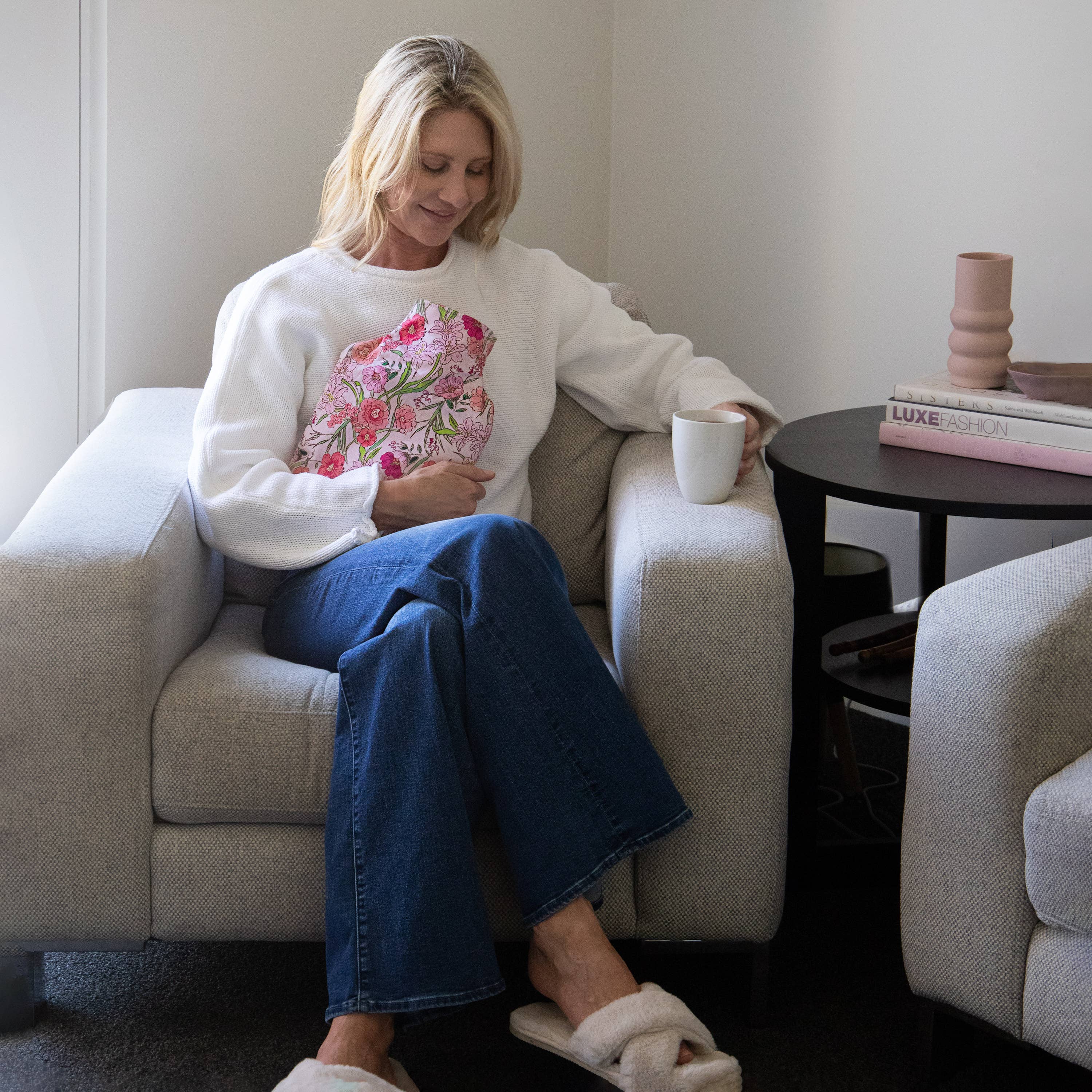 Tonic Australia - Vente Coussins chauffants - Bouillotte Fleur Rose1