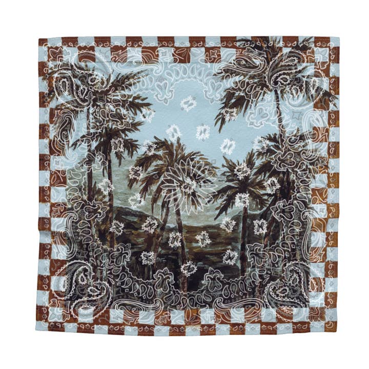 Makenzie Kurz Art - Wholesale Bandana - Unisex - Palm Rodeo Bandana0