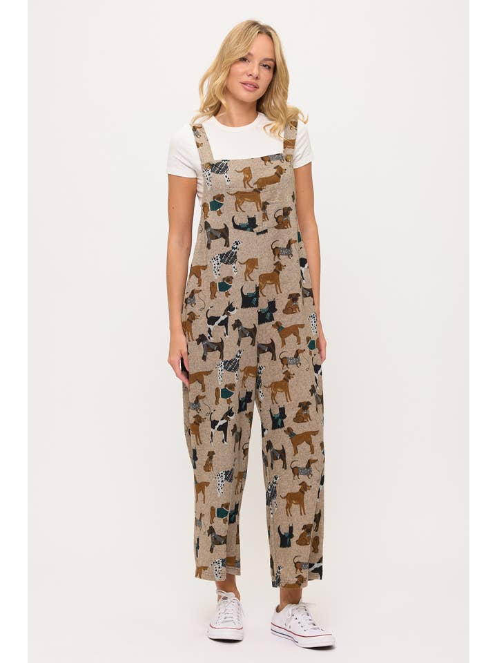 SM WARDROBE - Wholesale Overall - Dames - VAKANTIEHONDEN PRINT OVERALLS4