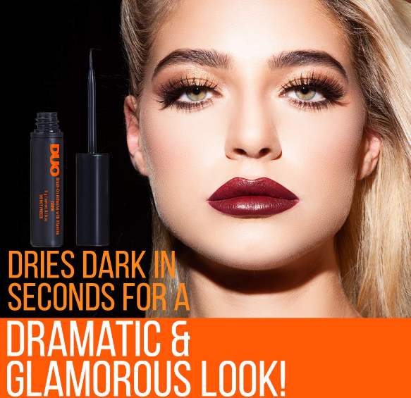 Majestic Wholesale - Wholesale Fake Lash Applicator - DUO Brush-On Strip Lash Adhesive, Dark Tone, 0.18 oz, 6PK1