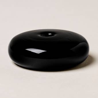 Suporte de Incenso em Vidro - PRETO por atacado de Gentle Habits