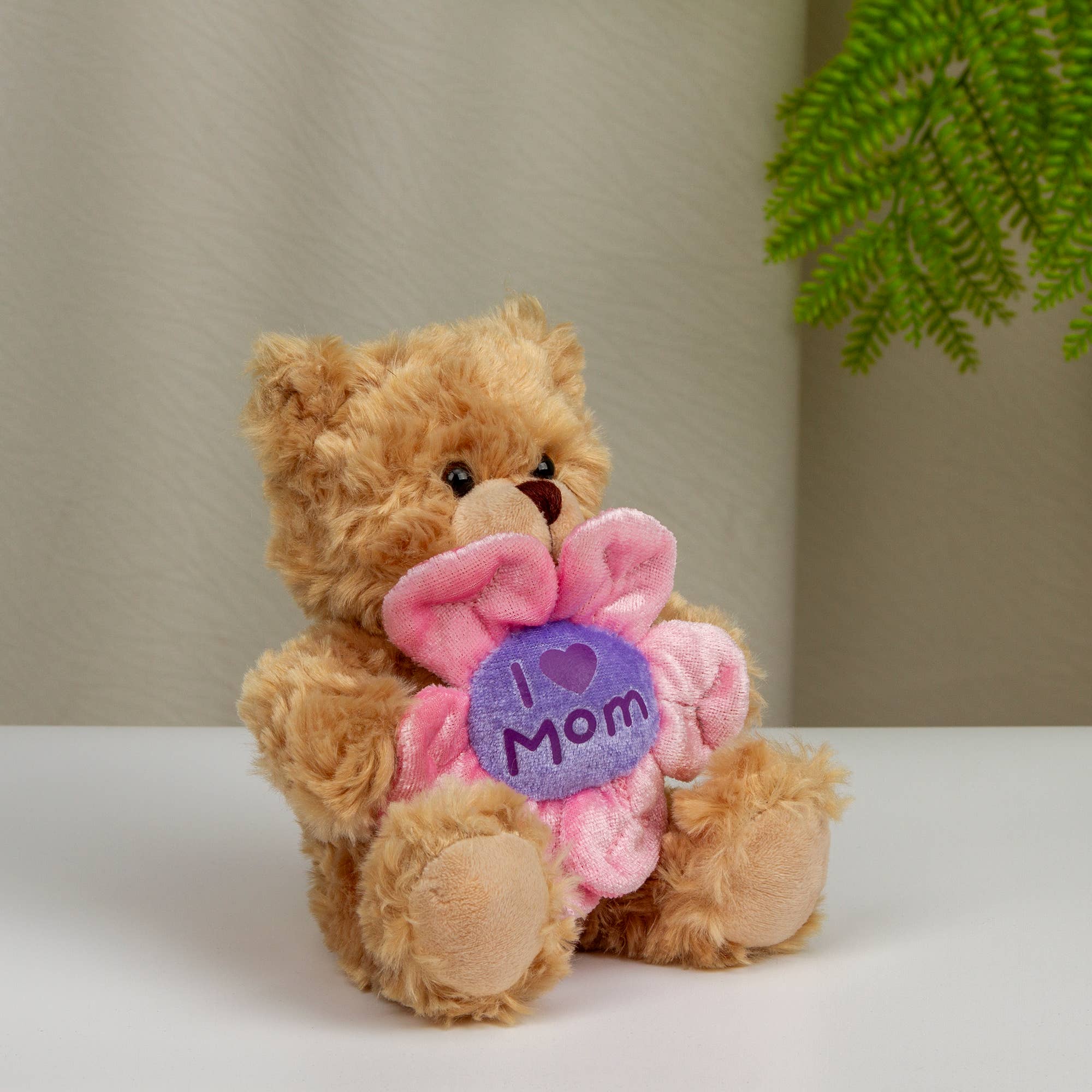 Plushland - Wholesale Stuffed/Plush Toy - Kids & Baby - 6" Bear Holding a Flower | Mother’s Day Bear Gift for Mom4