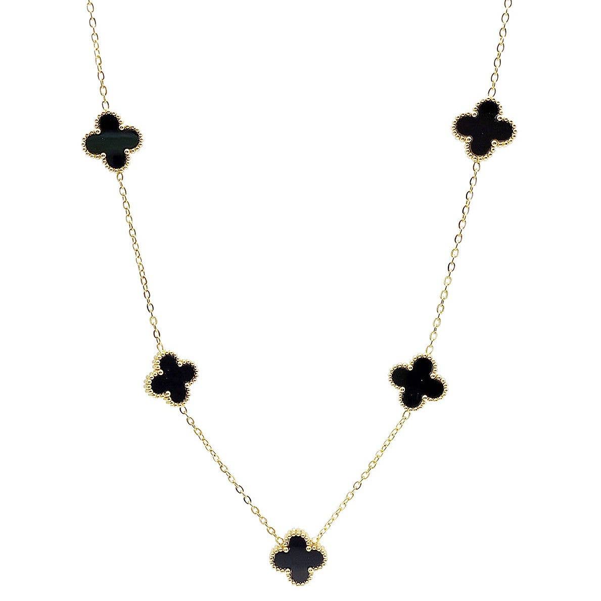 Diacly - Wholesale Pendant/Charm Necklace - Clover Chain Necklace Pendant Charm0