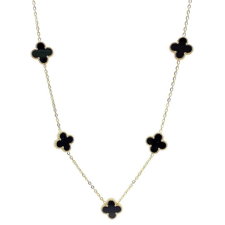 Diacly - Wholesale Pendant/Charm Necklace - Clover Chain Necklace Pendant Charm