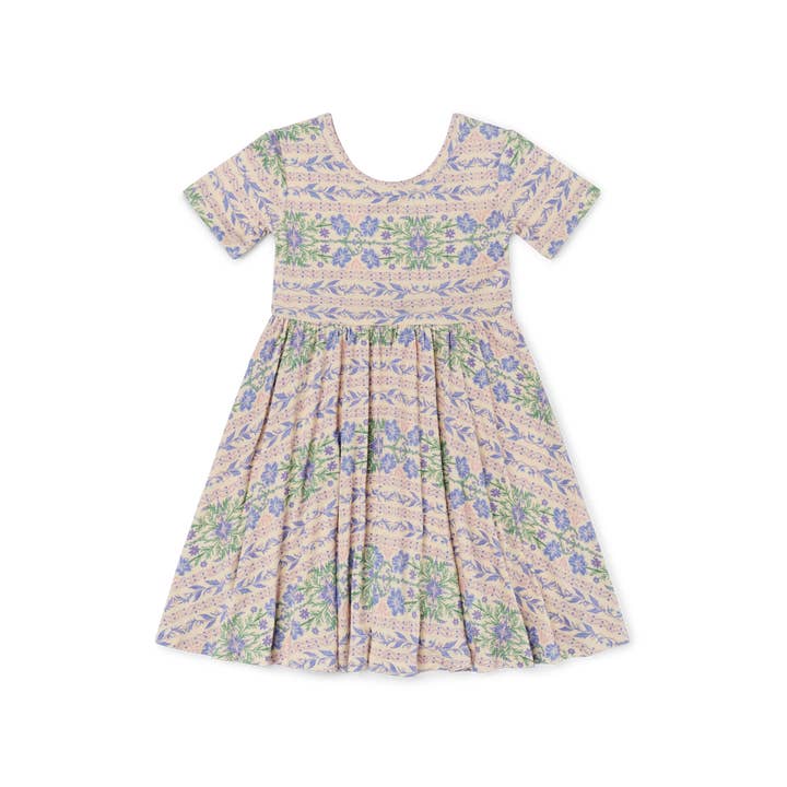Motette - Wholesale Dress - Kids - Spring Cascade Bamboo Twirl Dress1