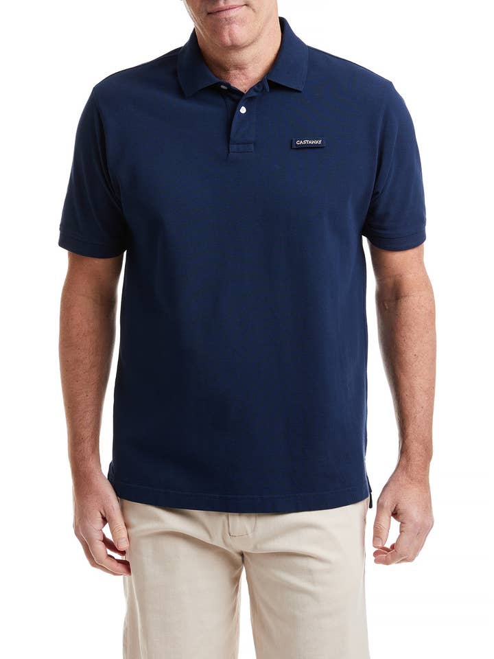 Marine Poloshirt voor op zee Nantucket marineblauw voor groothandel op Faire2