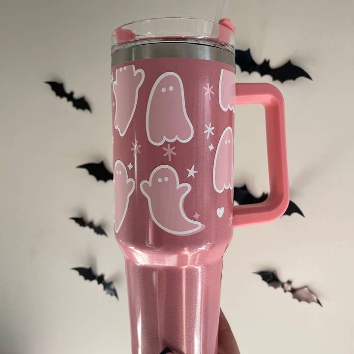 Ghost Cuties 40oz Insulated Tumbler for wholesale by Little Design Collective