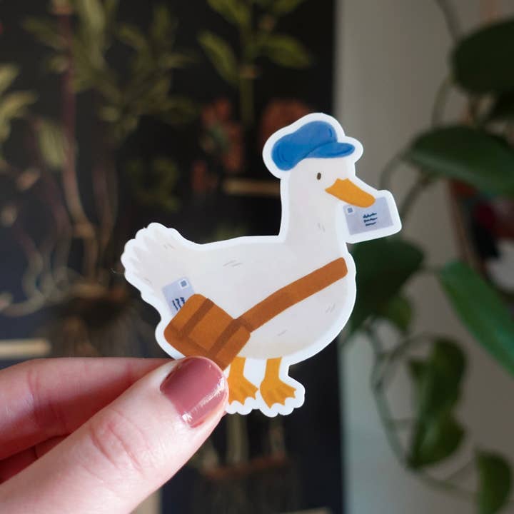 Fun Gal Studio - Wholesale Phone & Laptop Stickers - Mailman Duck - Die Cut Vinyl Sticker3