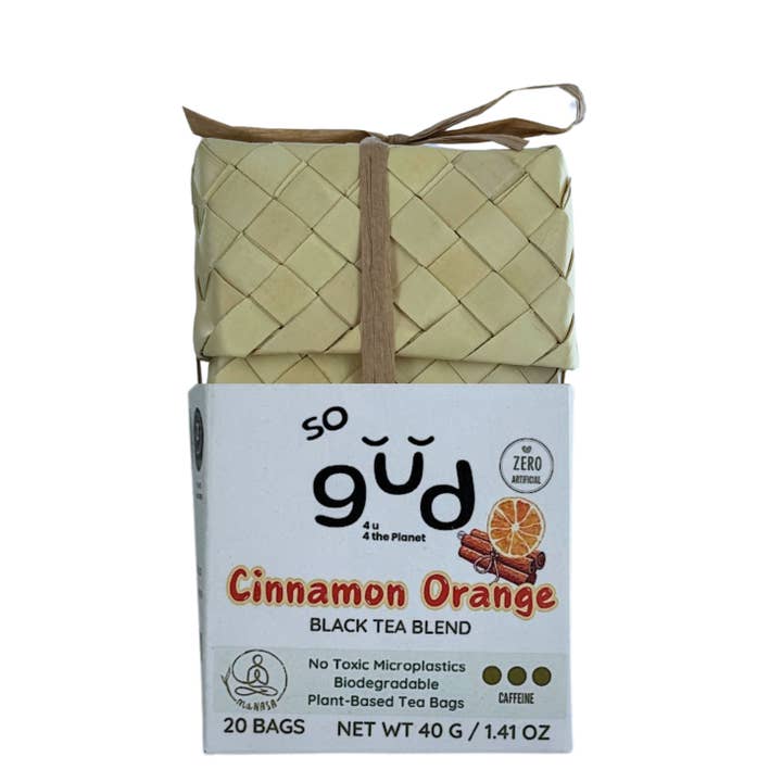Thé Noir à l'Orange et à la Cannelle de Ceylan | Sachets de Thé Végétaliens pour la vente par maNASA Tea