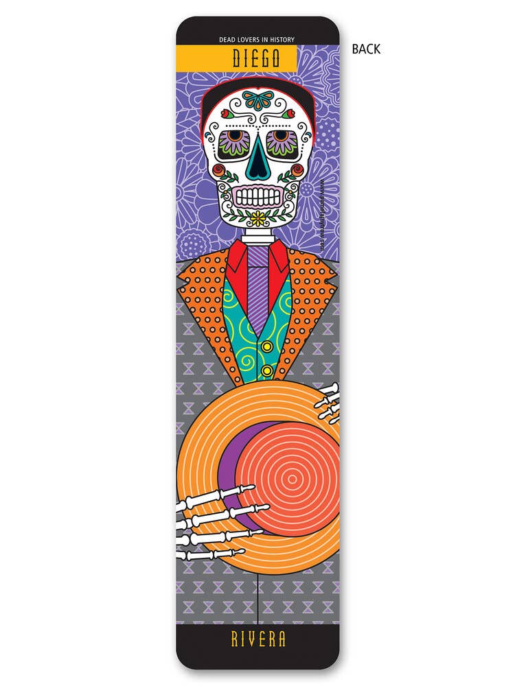 The Art of Pamela Joy Trow - Wholesale Bookmark - Frida Kahlo/Diego Rivera Bookmark3