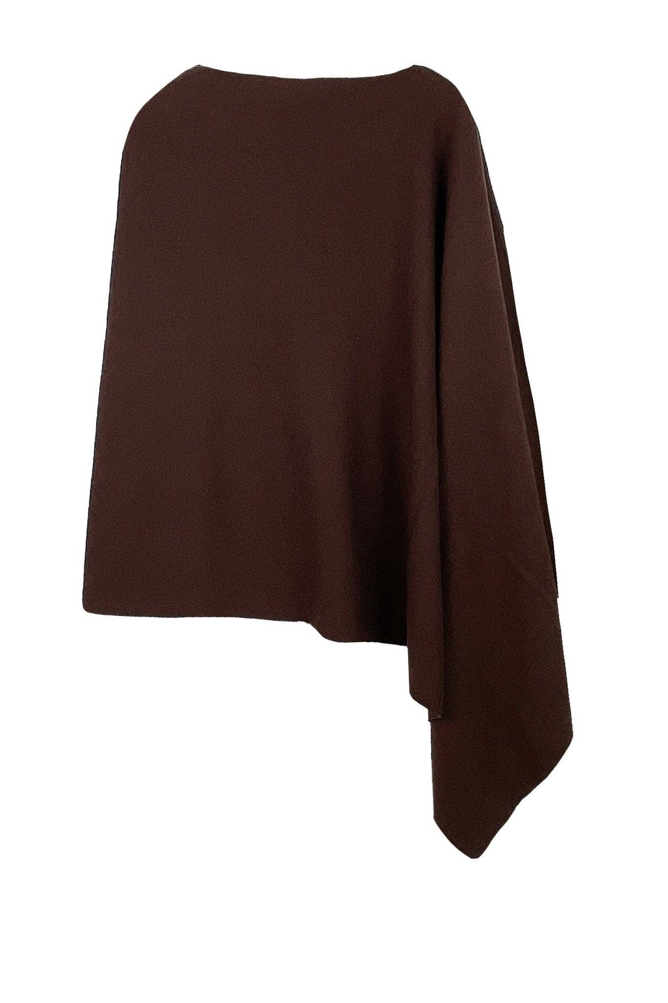 MiMi Wholesale - Wholesale Poncho - Women's - CCP320056 Juney Soft Classic Knit Poncho Ruana11