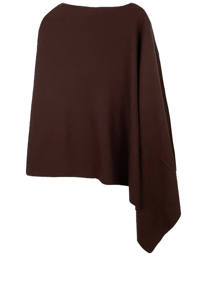 MiMi Wholesale - Wholesale Poncho - Women's - CCP320056 Juney Soft Classic Knit Poncho Ruana11