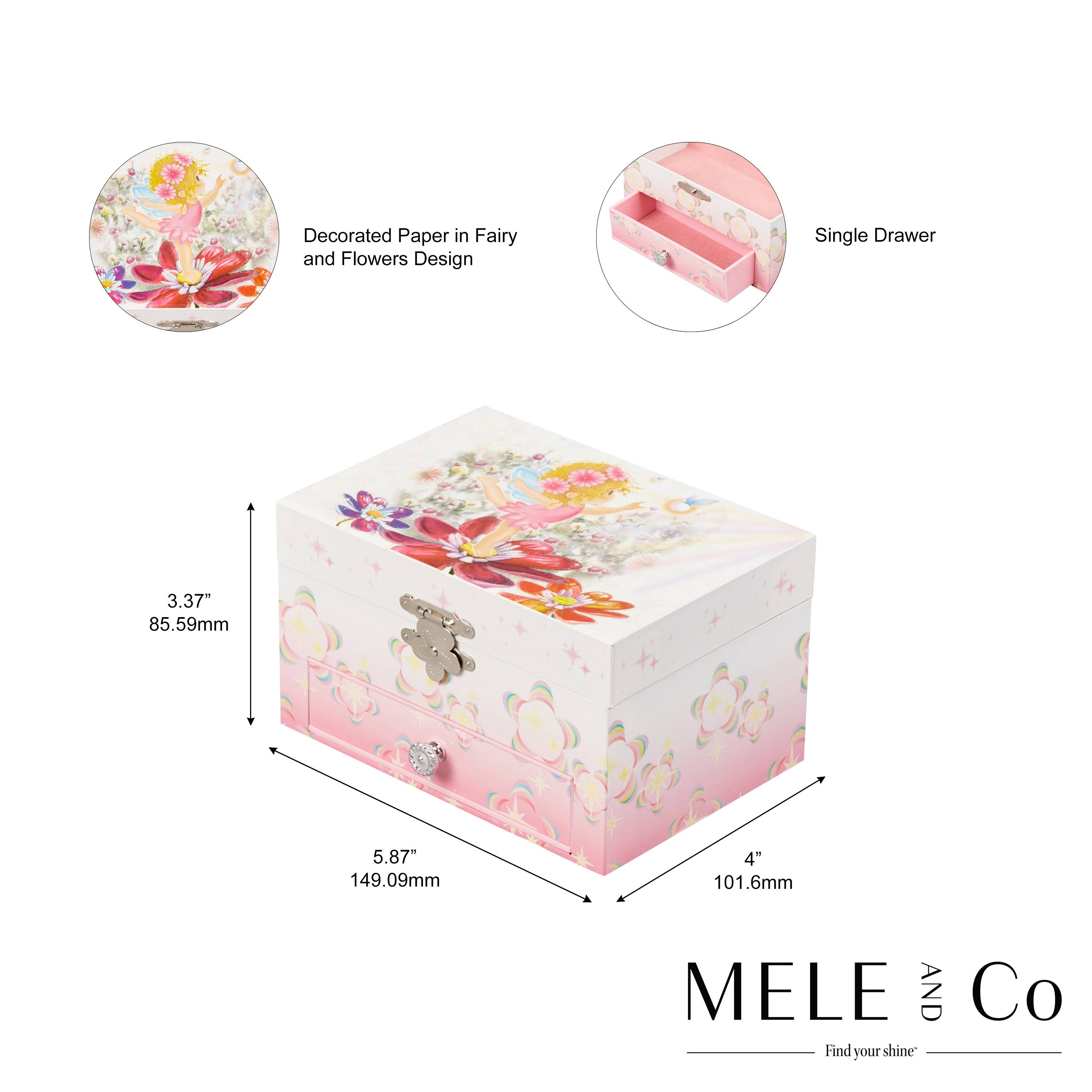 Mele and Co - Vente Boîte/rangement à bijoux – enfant - Boîte à bijoux musicale Mele and Co Ashley pour filles3