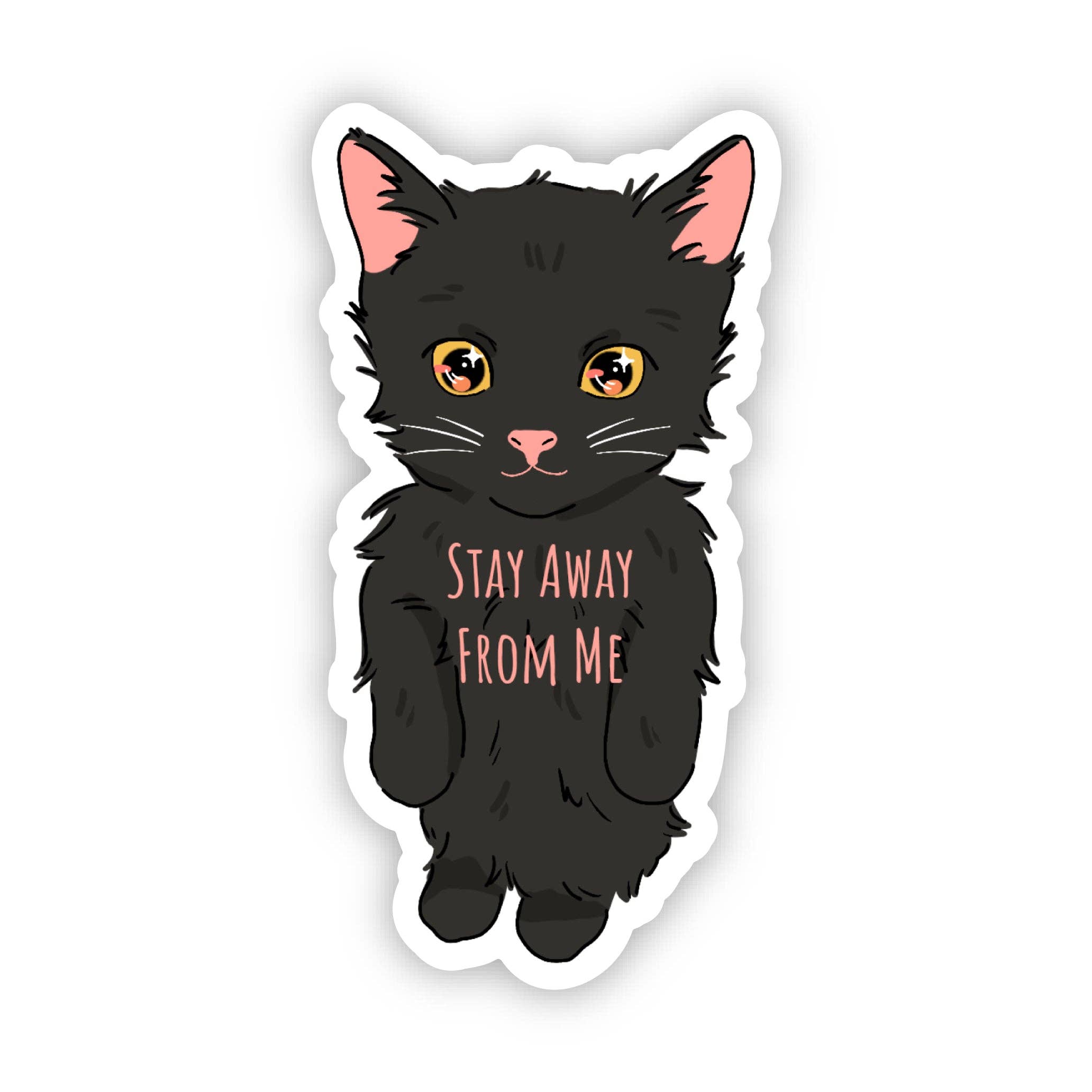 Big Moods - Wholesale Sticker - Stay Away From Me Anime Cat Sticker1
