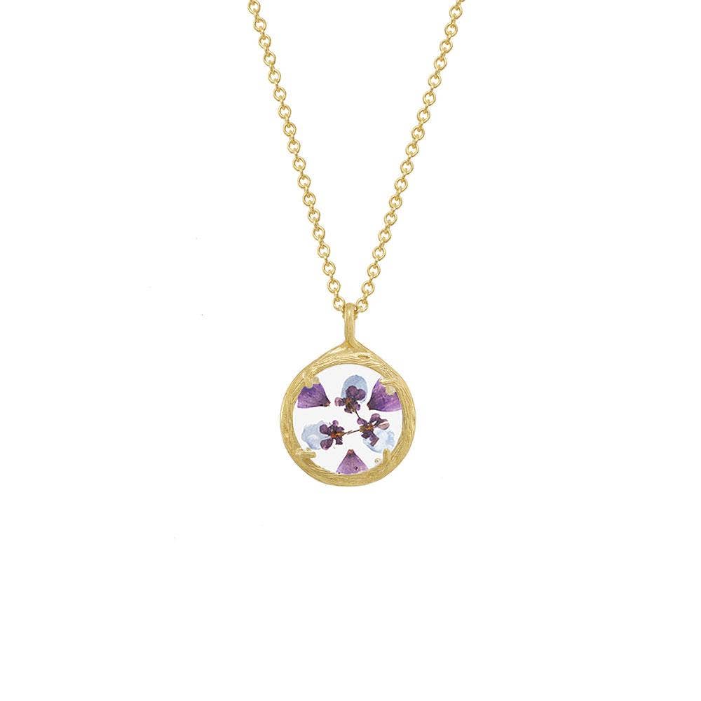 Catherine Weitzman – wholesale Pendant/charm necklace – Mini Flower Mandala Necklace7