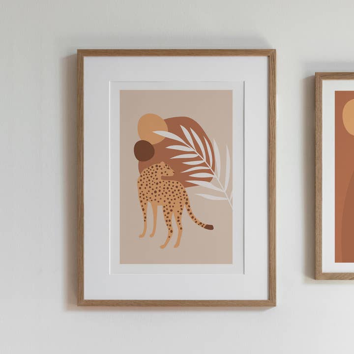 Reproduction artistique Desert Cheetah pour la vente par Palm & Wild