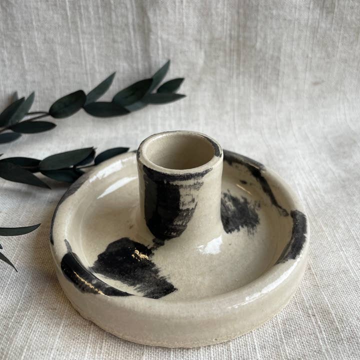 Charlotte Manser Ceramics - Wholesale Candle Holder - The Maker's Mark Candlestick Holder0