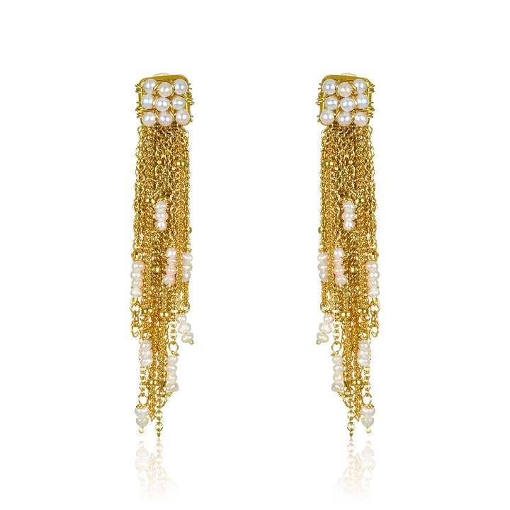 Mabel Chong - Wholesale Tassel Earrings - Domino With Tassels3