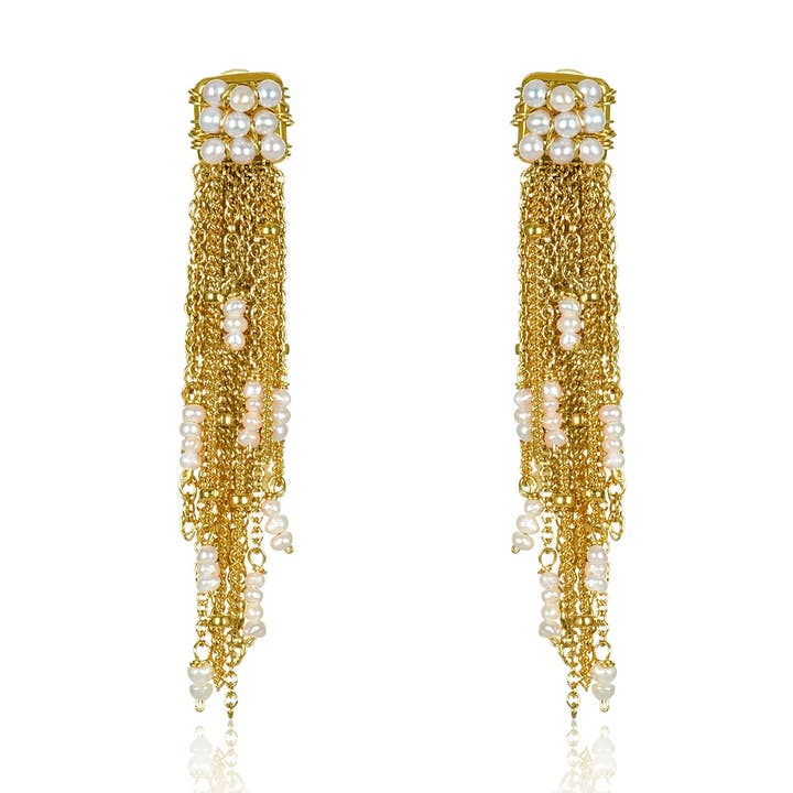 Mabel Chong - Wholesale Tassel Earrings - Domino With Tassels3