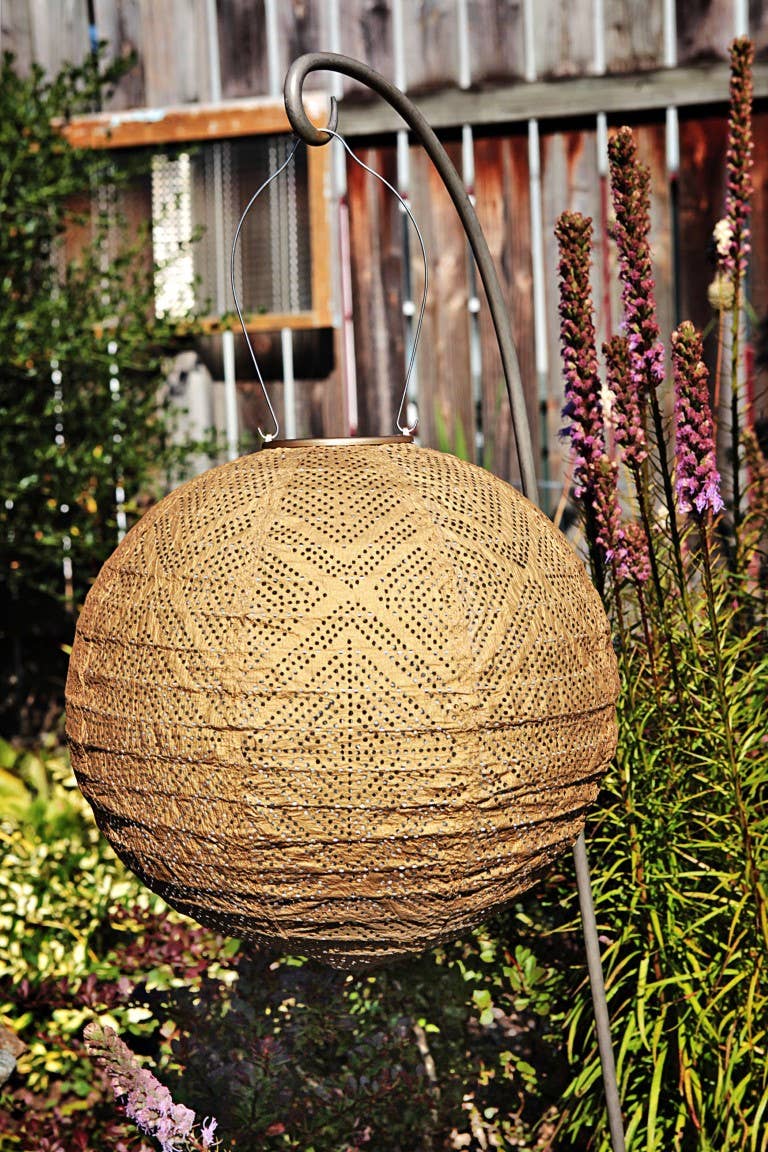 Allsop Home & Garden - Wholesale Outdoor/Lawn Light - Stella Market 12" Globe Solar Lantern - Bronze2