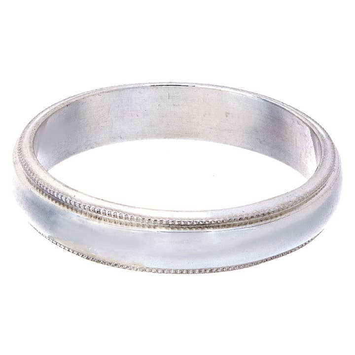 Plain Milgrain Band Ring for wholesale by Kheops BLJ Jewelry