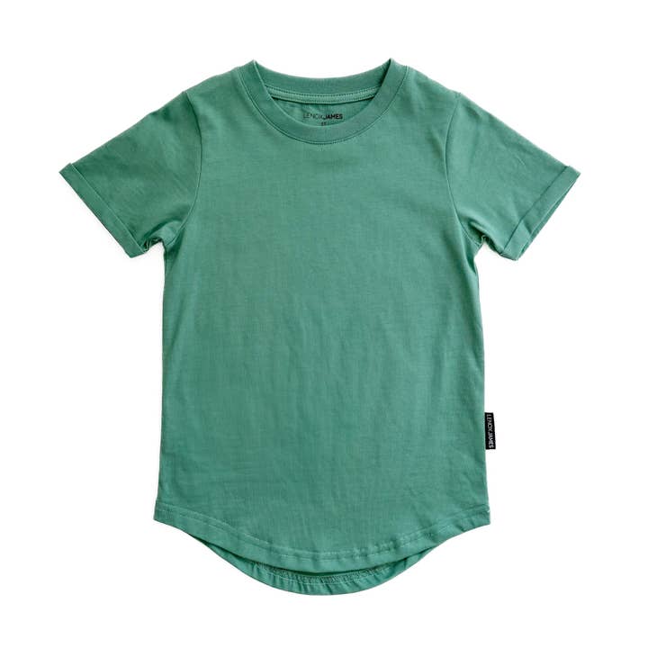 BASIC TEE - SPRUCE for wholesale by LENOX JAMES