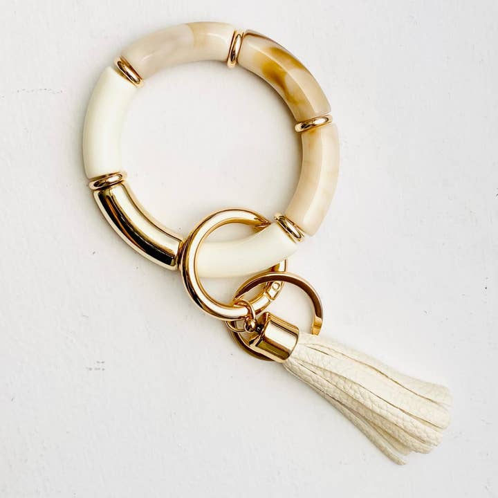 Tiny Gift Society - Wholesale Keychain Bracelet - Tube Bracelet Bangle Keychain | Bamboo Wristlet Key Ring14