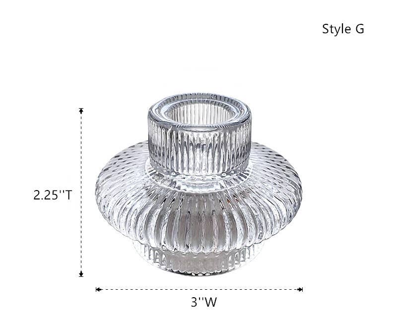 Sweet Home Deco - Wholesale Candle Holder - Glass Candlestick Holders, Taper Candle Holders, Tabletop11