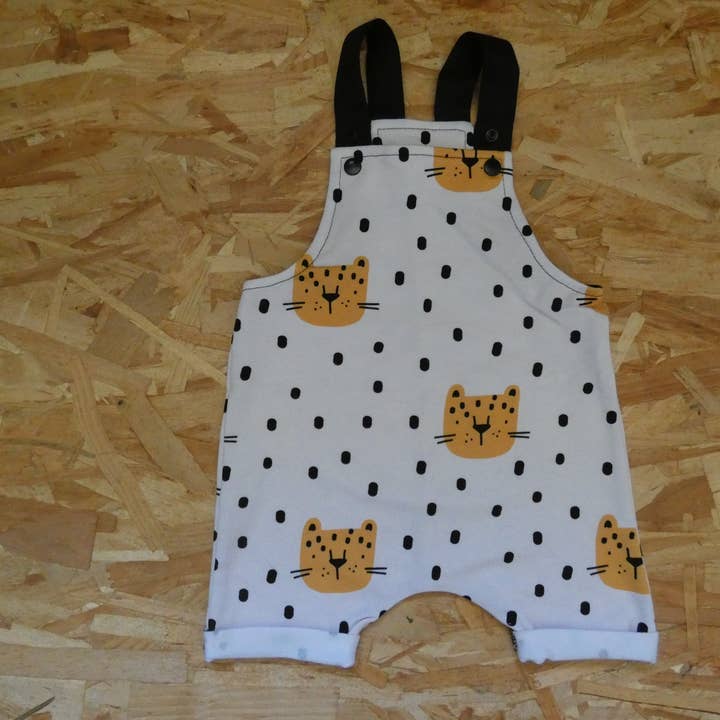 Leopards short overalls - Moomie for wholesale by MOOMIE