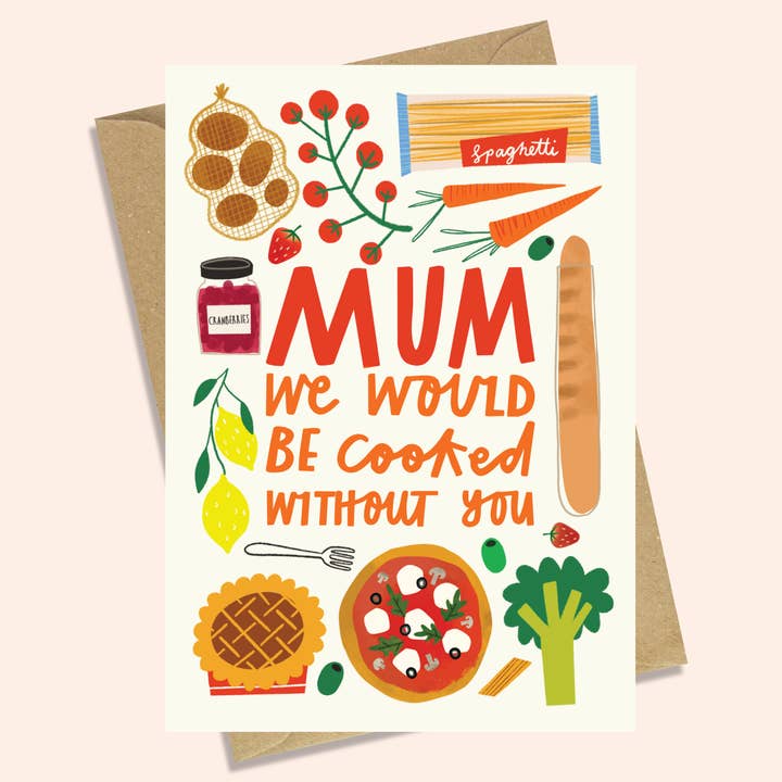 COOKED - FUNNY MOTHER'S DAY CARD for wholesale by AbiGoLucky