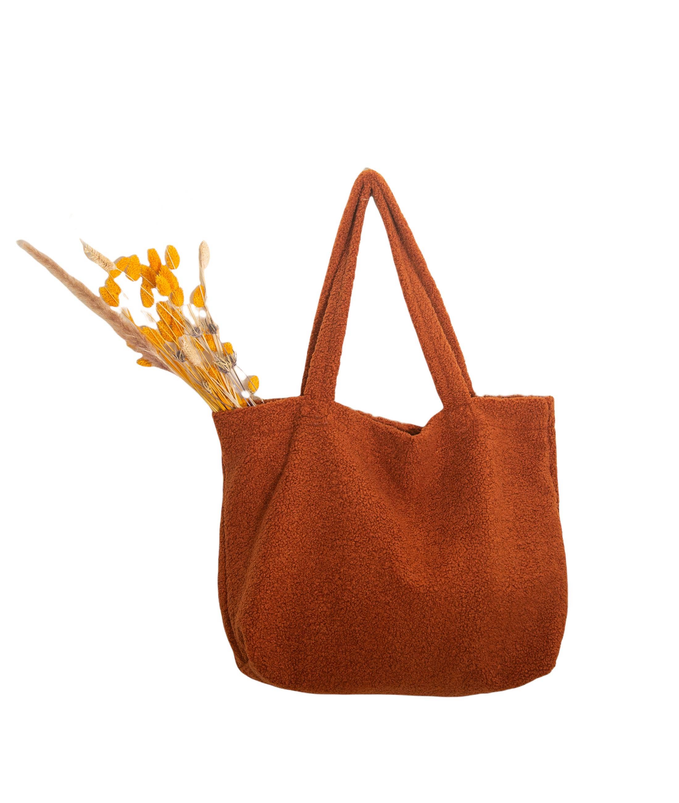 Really Nice Things – Sacola - Mulher por atacado – Bolsa Super Teddy (Terracota)3