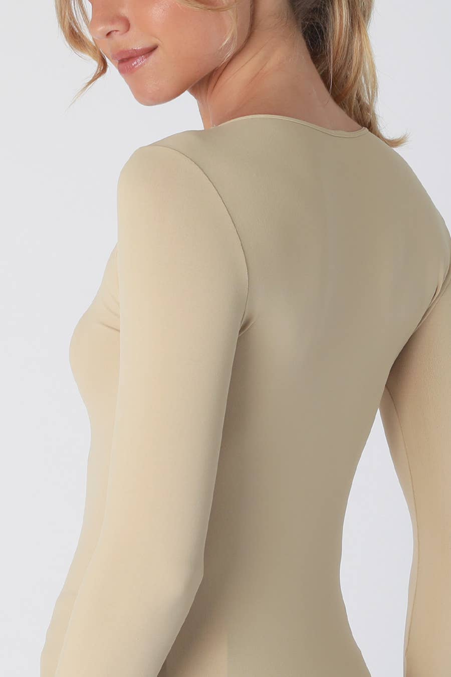 NIKIBIKI - Wholesale Knit Top - Women's - NS5423H - 3/4 Sleeve Crew Neck Top4