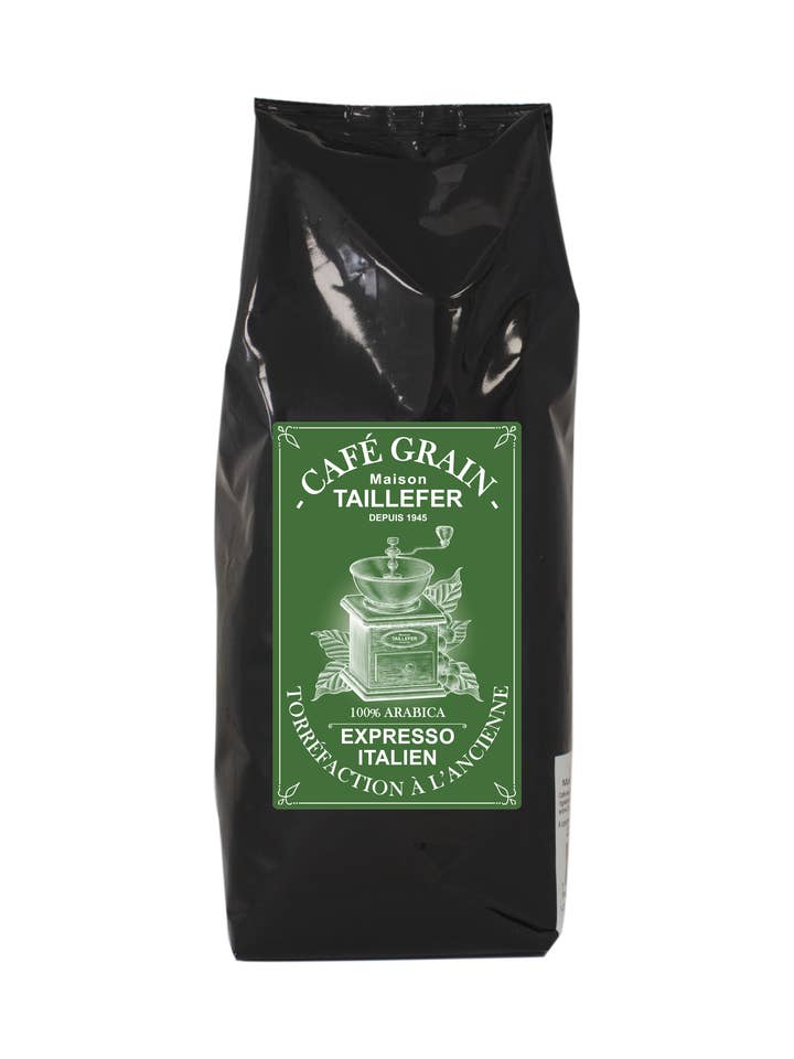 CAFÉ EXPRESSO ITALIEN GRAIN 1KG pour la vente par MAISON TAILLFER