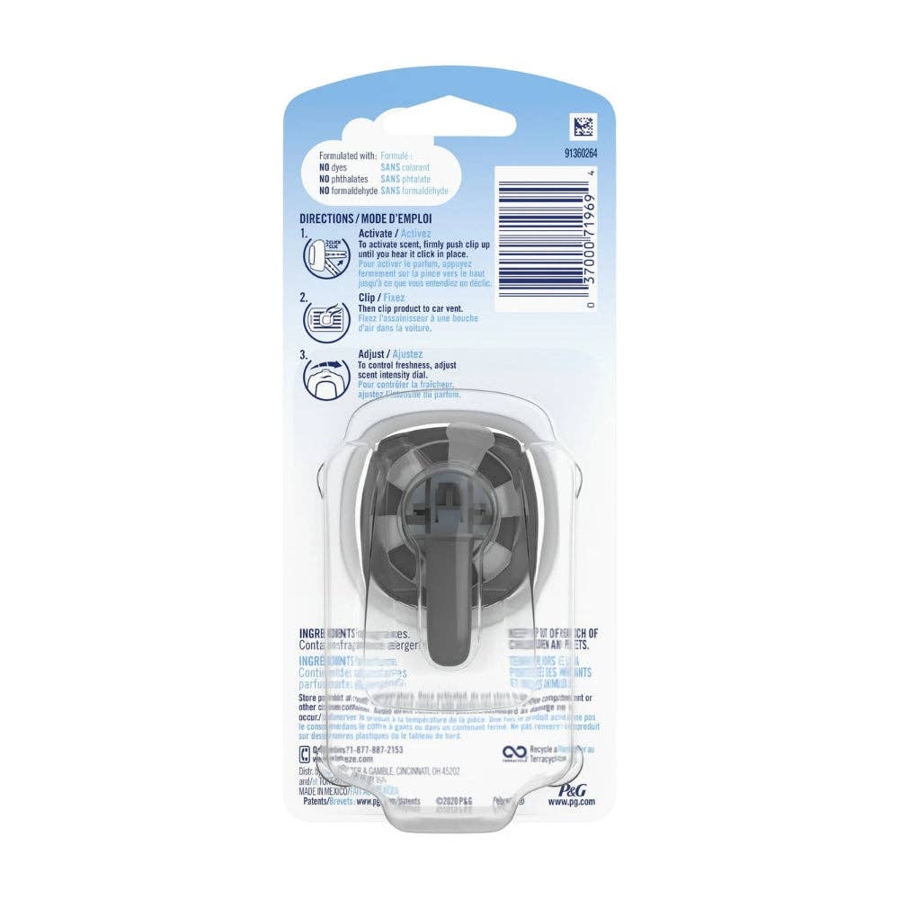 First Choice Buying - Wholesale Car Freshener - Unisex - Febreze Auto Car Vent Clip Air Freshener, Laundry Fresh, 1 Count2