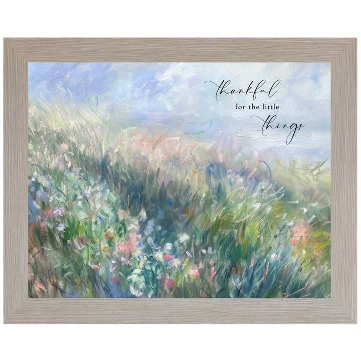 Thankful For The Little Things Watercolor Spring Landscape for wholesale by Summer Snow Art