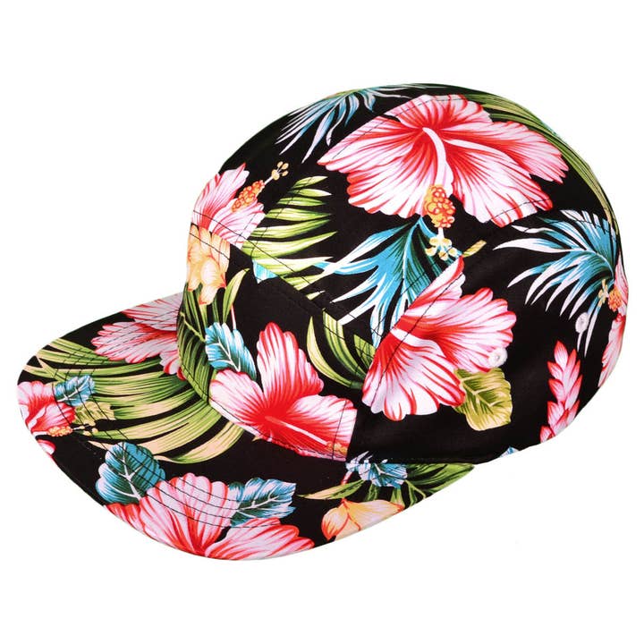 Buck Wholesale - Wholesale Flat Brim Cap - Unisex - 5 Panel Biker/Painter Hats - BK Caps Flat Bill Cotton Caps