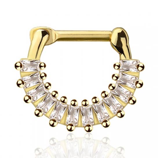 MULTI-GEMMEN-CZ-ARCH-SEPTUM-SCHARNIER-KLICKER für den Großhandel von CRAVE