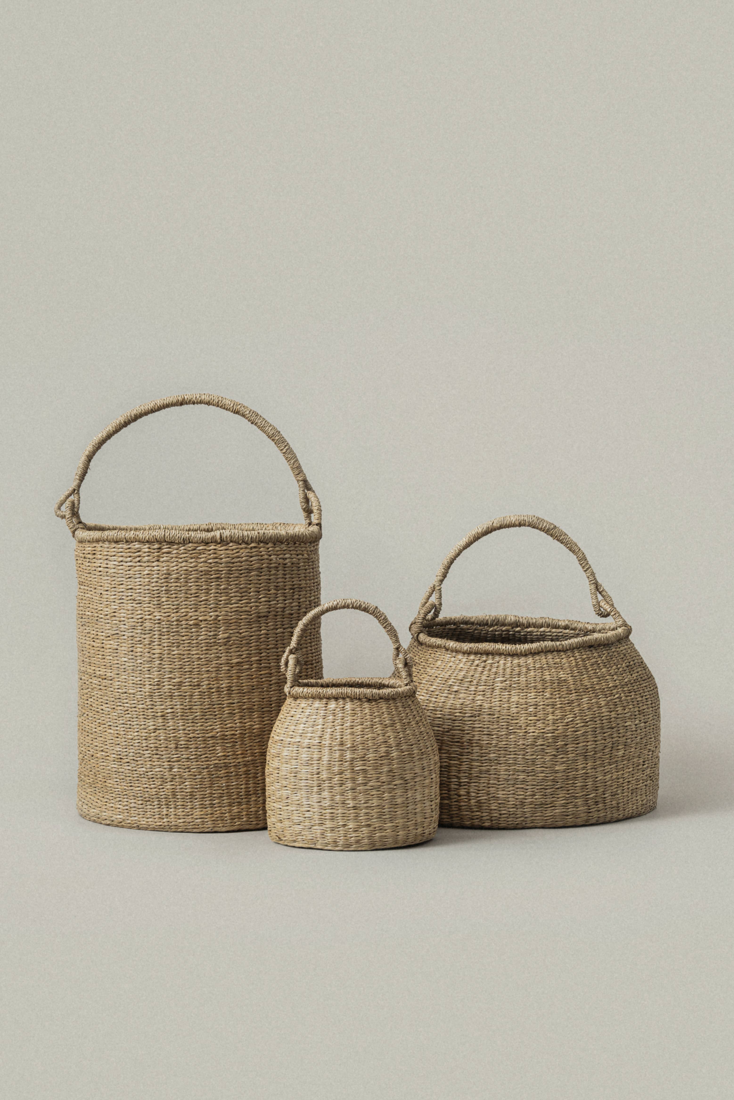 SUNNY HOME - Wholesale Basket - Seagrass Basket with Handle – Satna2