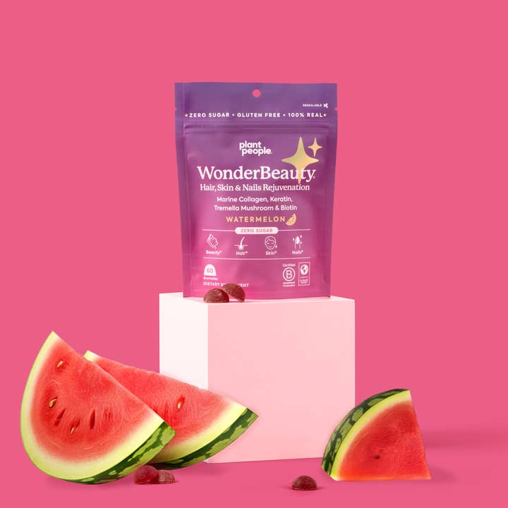 Plant People - Wholesale Oral Supplement/Vitamin - WonderBeauty - Hair, Skin & Nails Gummies