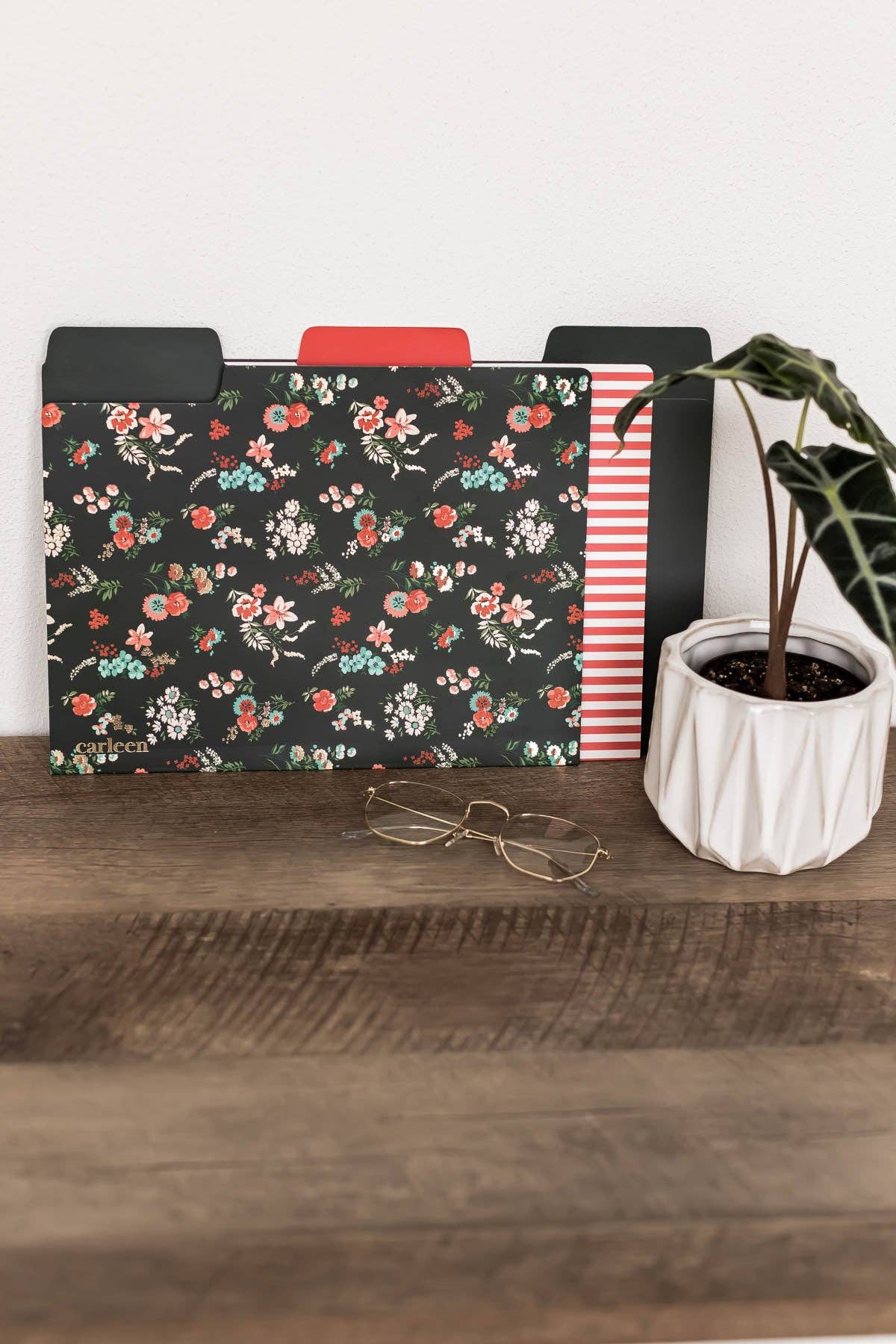 Carleen Creative - Wholesale Folders - 3-Pack File Folder Set - Floral Print3