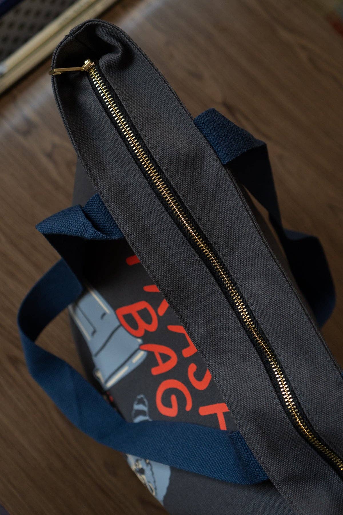 Stay Home Club - Wholesale Tote Bag - Unisex - Trash Bag (Raccoon) Big Zip Tote | Huge Zippered Canvas Tote10