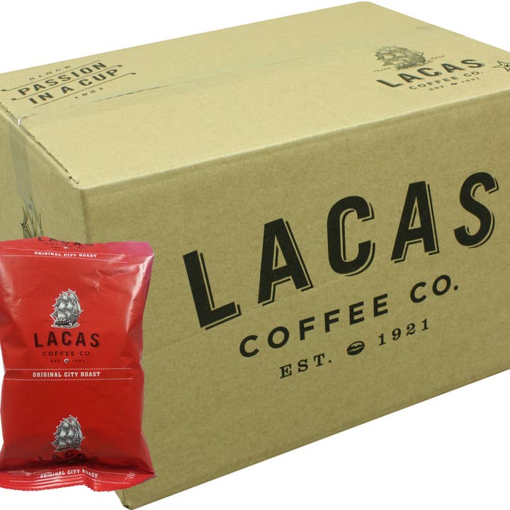 Original City Roast Fractional Packs, 96 - 2.5 oz for wholesale by Lacas Coffee