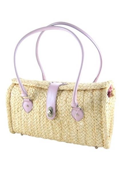 DNMC - Wholesale Shoulder Bag - Women's - Pure Cornhusk Straw Shoulder Handbag3