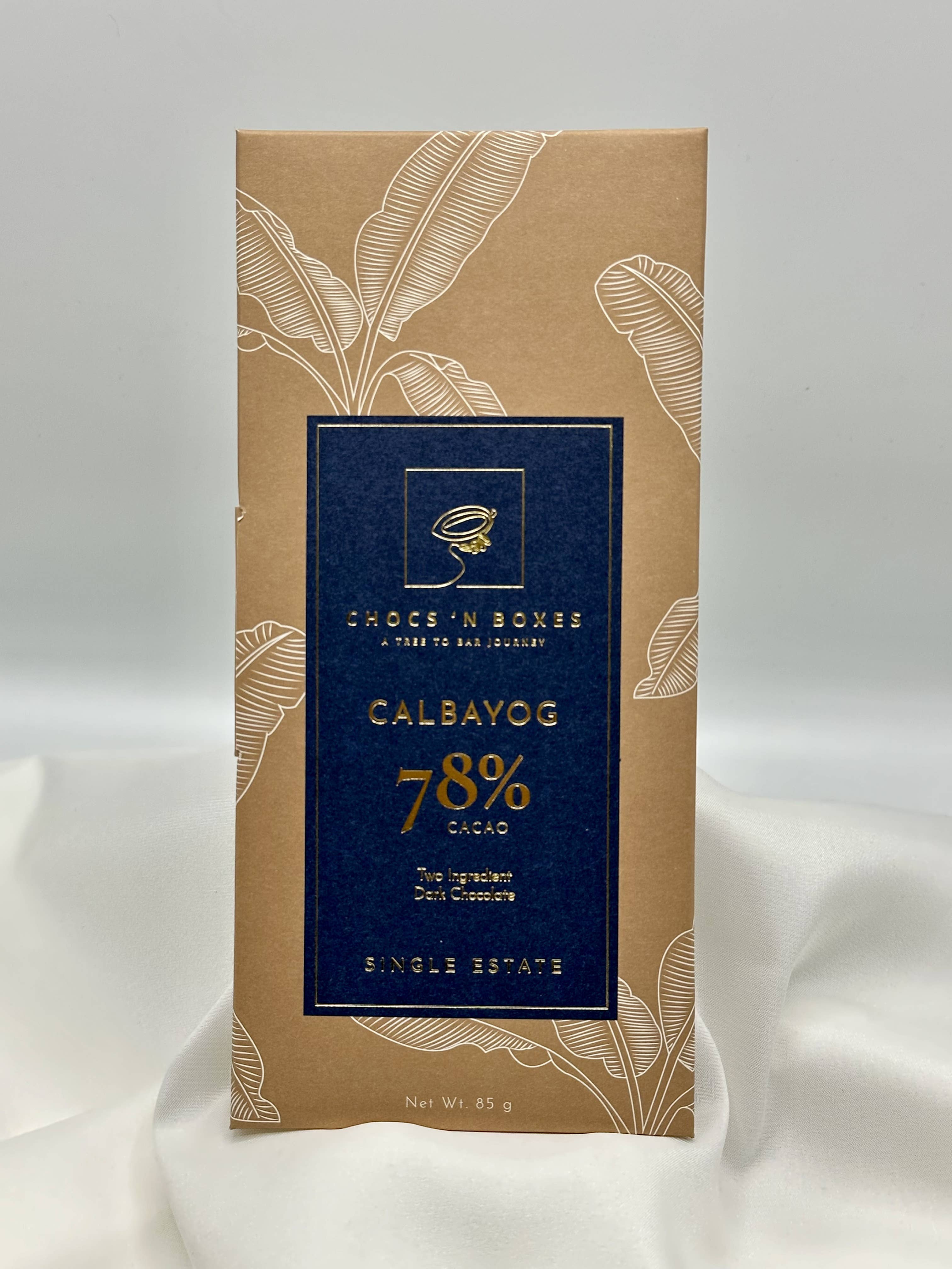 Chocs ‘N Boxes - Wholesale Chocolate Bar - 78% Dark Chocolate Bar CALBAYOG3