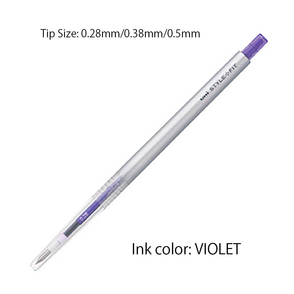 Hakubundo - Wholesale Pen - 【JAPANESE】UNI MITSUBISHI STYLE FIT SINGLE COLOR SLIM GEL PEN7