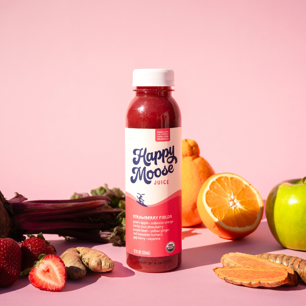 Happy Moose Juice - Wholesale Wellness Juice/Tonic - Coffee Shop Starter - Cold-Pressed Juice - 4 Recipes x 97