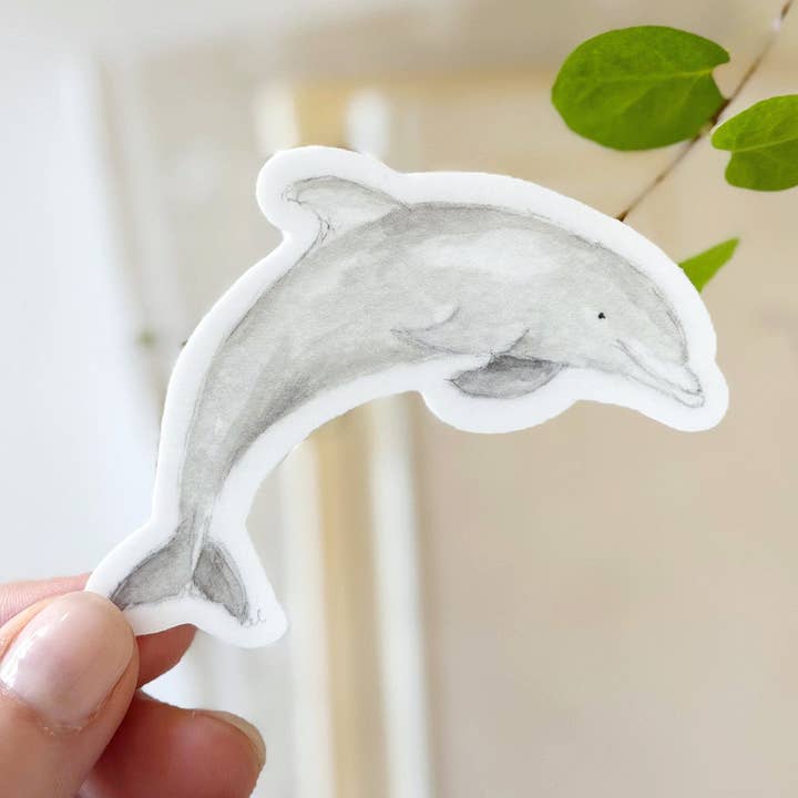 adesivo di delfino per la vendita all'ingrosso da parte di emily lex studio