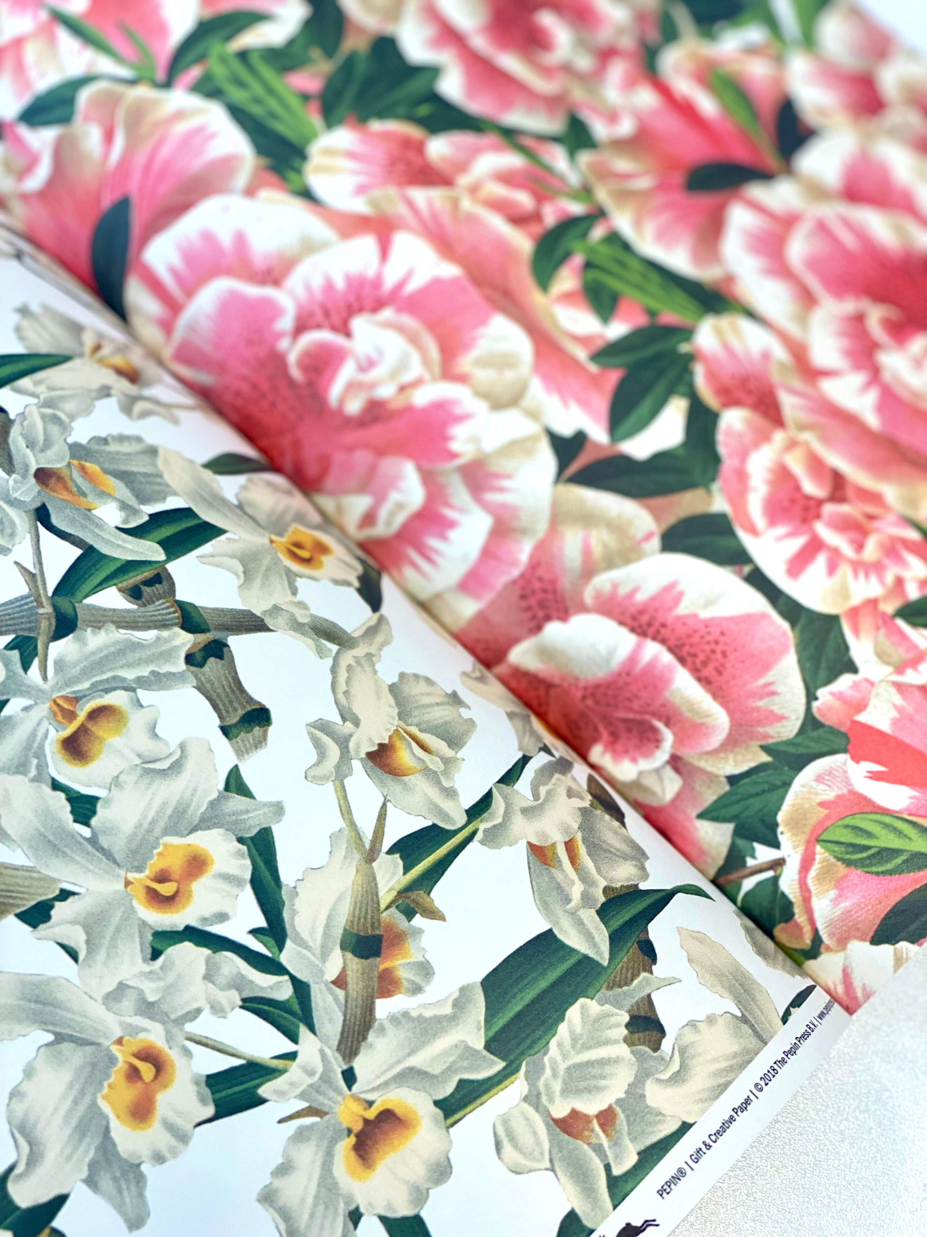 Pepin Press - Wholesale Flat Wrap - Flower Prints Gift & Creative Paper Book Vol 771