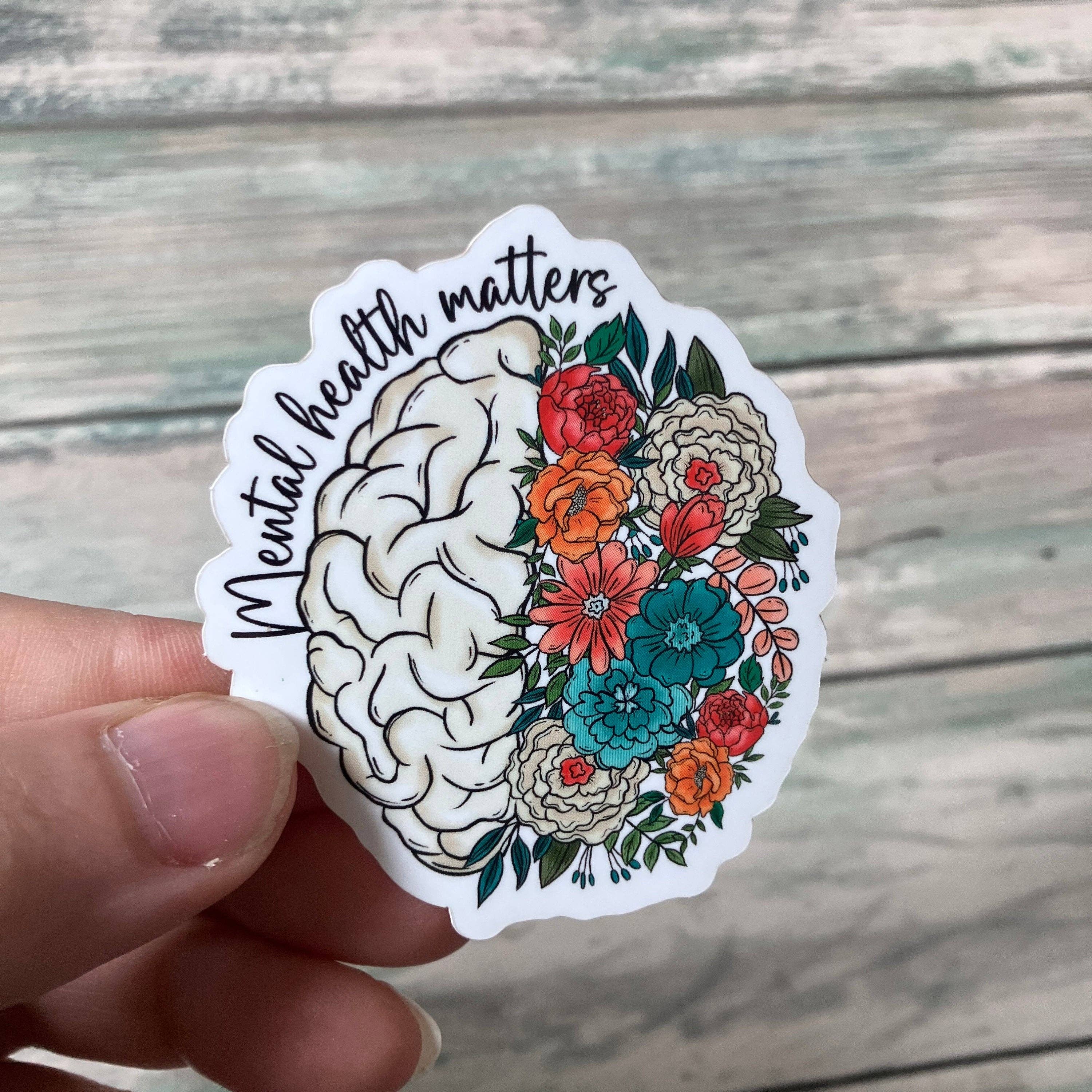 Zen and Meow - Wholesale Sticker - Mental Health Matters Sticker2